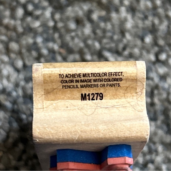 Stamp Affair 1995 Flower Rubber Stamp Mounted - Picture 5 of 6